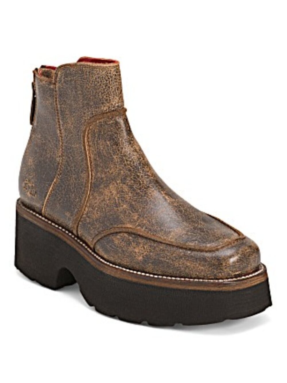 BED/STU Infamy Booties -Teak Lux-